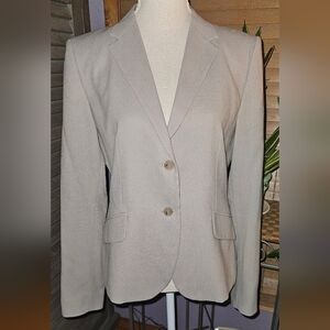 J.Crew Women's Gray Blazer Wool Blend